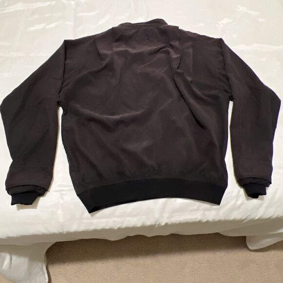 Zero Restriction Windbreaker Mens Size Medium Dark Gray Golf Pullover Softshell - Picture 7 of 8